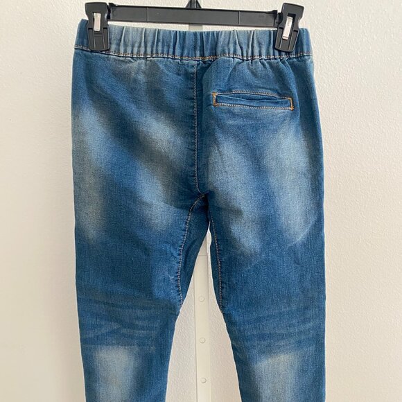 Ring of Fire Big Boys Denim Joggers Size Medium Elastic Drawstring Waist Pockets - Picture 2 of 2